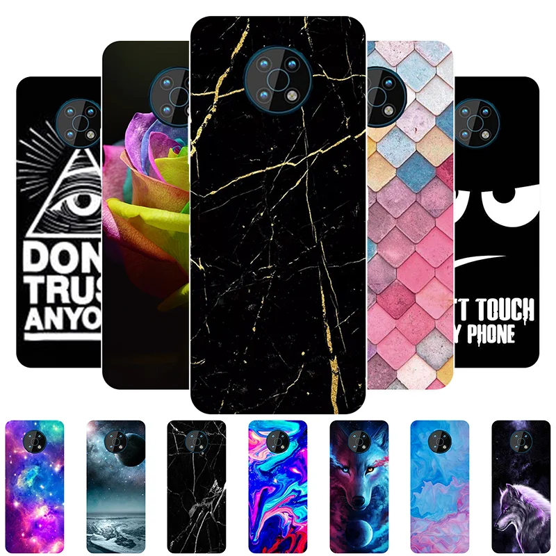 

For Nokia G50 Case TPU Soft Painted Marble Phone Cover For Nokia G50 5G Silicone Bumper Case for NokiaG50 G 50 2021 Funda 6.82"