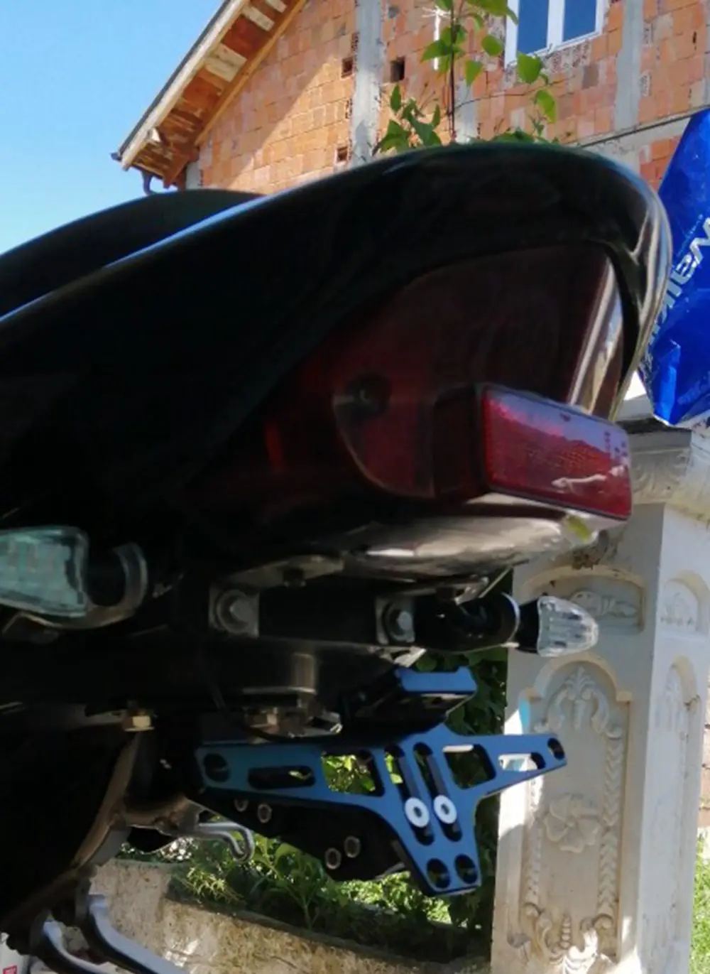 Motorcycle License Plate Fender Eliminator Signal Lights For YAMAHA MT 07 MT07 FZ07 Holder Bracket