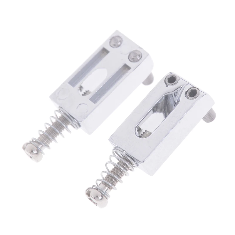 2 stücke elektrische gitarre teil sättel chrome tremolo brücke sättel ersatz teile für elektrische gitarre frühling schr