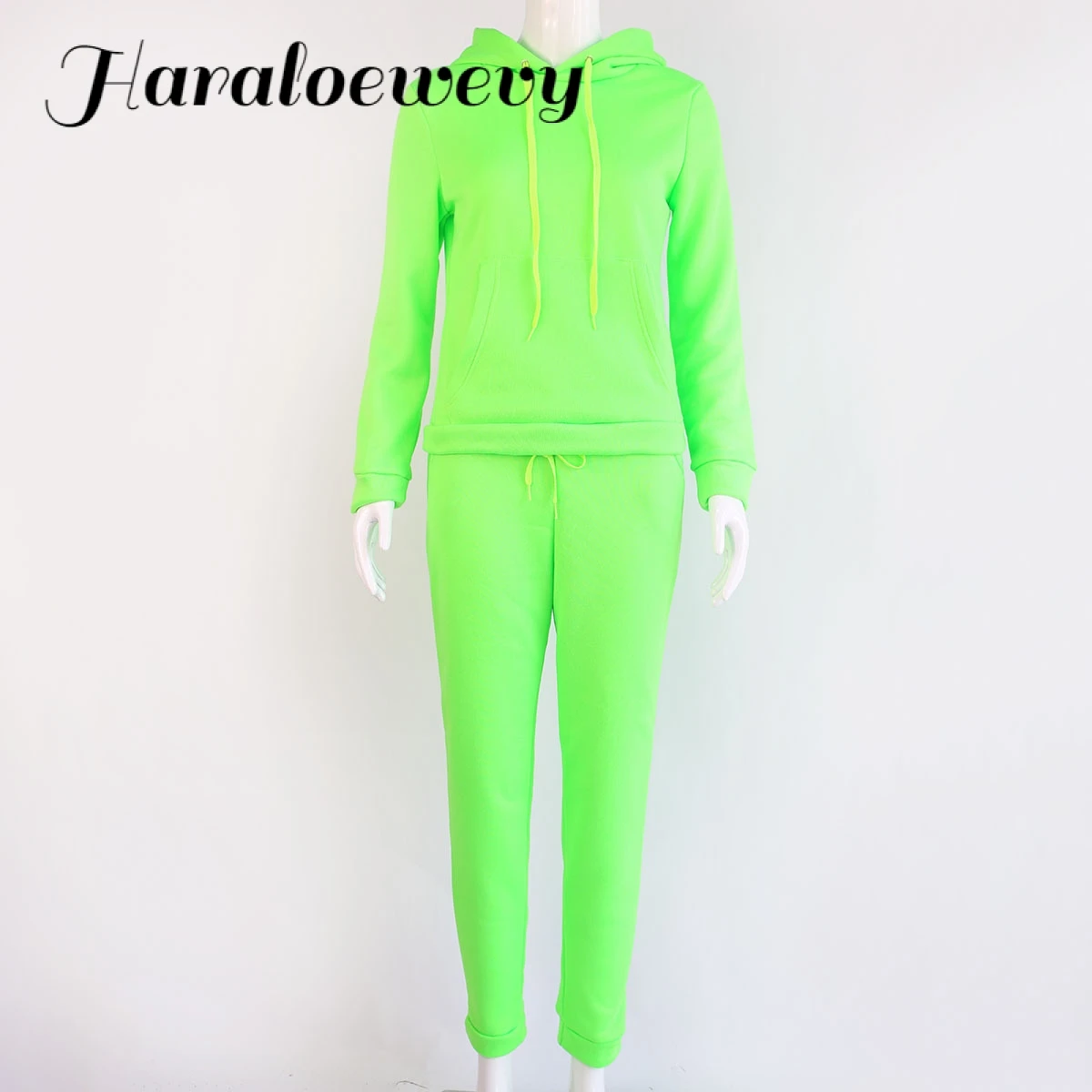 2019 толстовка с капюшоном розовый спортивный костюм женские одноцветные