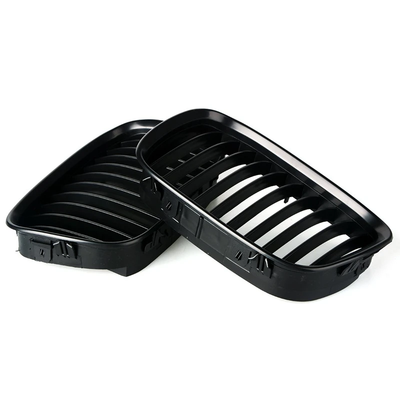 Матовая Черная передняя решетка решетки для почек замена BMW 5 серии E39 518 520 523 525 528