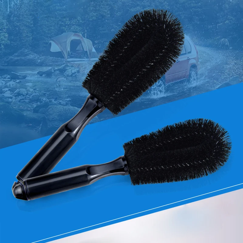 

Auto Rim Scrubber Wheel Brush Cleaner Dust Remover Plastic Handle Motorcycle Truck Washing Vehicle Wash Tire Cleaning Tools