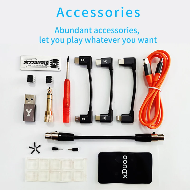 XDUOO XD05 Bal Portable HIFI Balanced DAC & Headphone Amplifier ES9038Q2M*2 Bluetooth5.0 XD 05 32bit/768kHZ DSD512 xd05bal|Усилители для