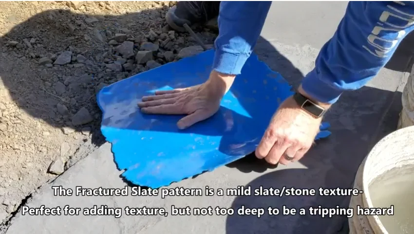 Продажа Бетонный бесшовный коврик для штампов-сломанный сланцевый камень для бетонной тротуарной плитки Цементная плитка декоративная X 10 мм Продажа Бетонный бесшовный коврик для штампов-сломанный сланцевый камень для бетонной тротуарной плитки Цементная плитка декоративная X 10 мм