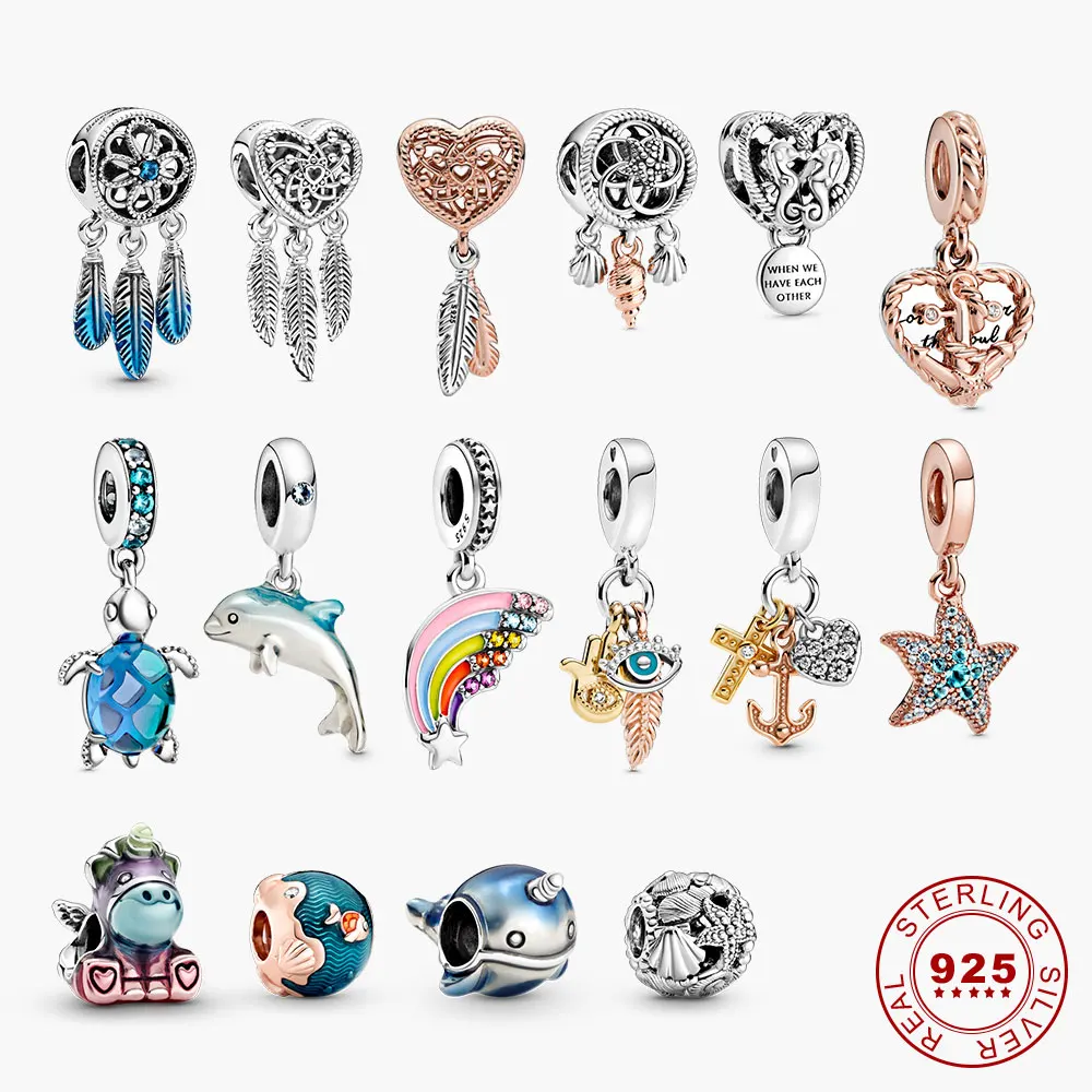 Подвеска из серебра 925 пробы с ажурным сердцем в виде черепахи морской звезды для