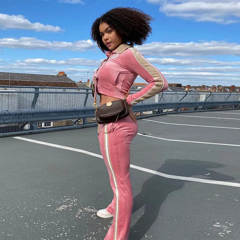 

2 Piece Set Women Tracksuit Jacket Coat Pants Suit Winter Clothes Sweatshirt Suits Y2k Women Matching Sets Long Sleeve Outfits