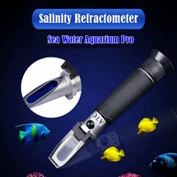 refractometer sea salinity meter salt water concentration aquarium handheld mariculture breeding gravimeter 0100