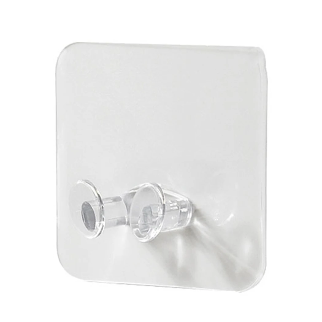 

Suction Heavy Load Rack Cup Sucker Transparent Wall-mounted Nail-free Seamless Hook For Kitchen Bathroom