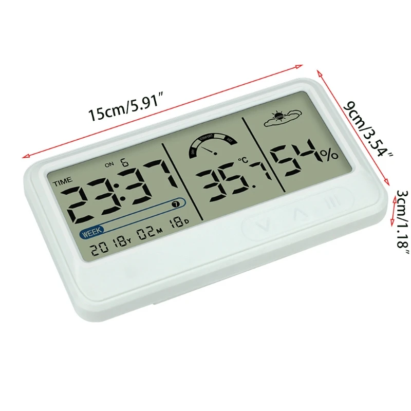 

Digital Hygrometer Indoor Thermometer Humidity Gauge Indicator Room Thermometers Accurate Temperature Humidity Monitor