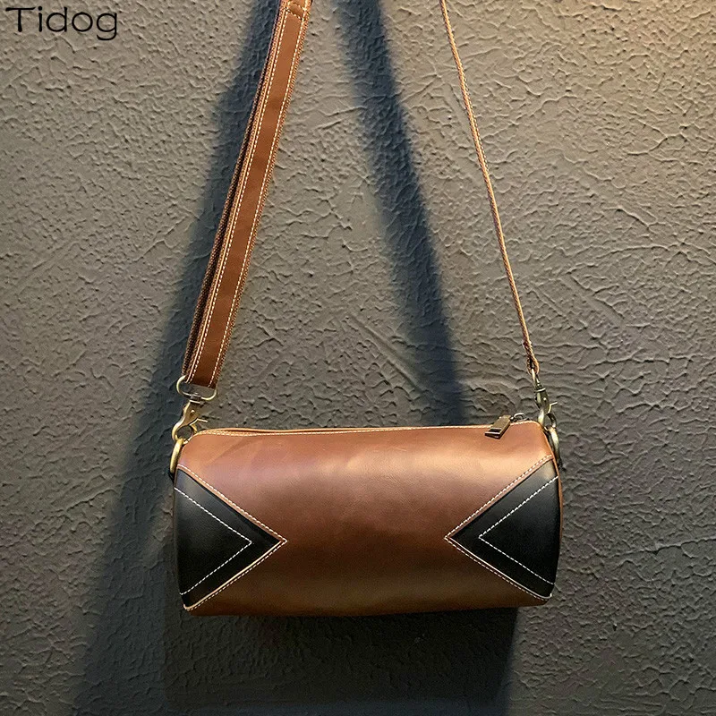

Tidog New vintage men's single-shouldered chest bag