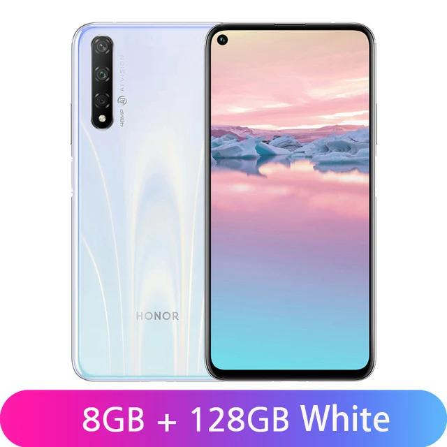 8GB 128GB White Honor 20S 6GB 128GB 48MP камера заднего вида Kirin 810 Восьмиядерный Google play 6,2" 2340 × 1080 FHD+ 3750mAh смартфон - Цвет: 8GB 128GB White