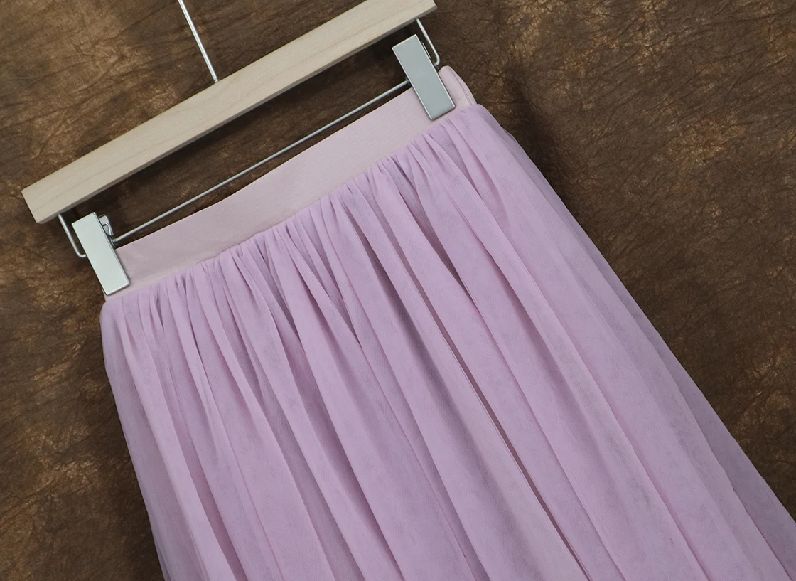 Женская длинная фатиновая юбка лучший Румяна секретного мягкого размера плюс