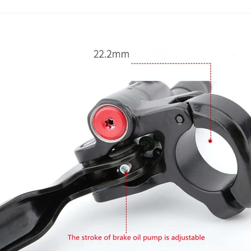 

M4 Bike Hydraulic Disc Brake 160mm Disc Brake Four Piston Right Front/Left Rear Brake 800 1400mm MT420 MTB Bike Oil Brake