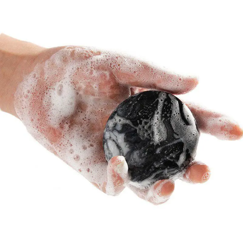

Volcanic Clay Coffee Slimming Soap Bar Organic Activated Charcoal Body Clear Bar