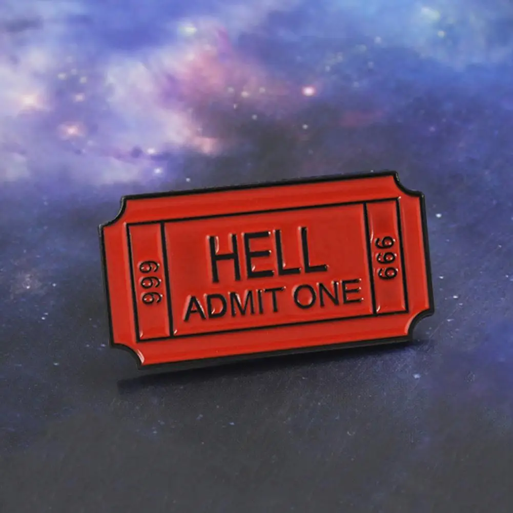 Панк Мода прямоугольник унисекс с изображением букв и цифр эмалированная брошь