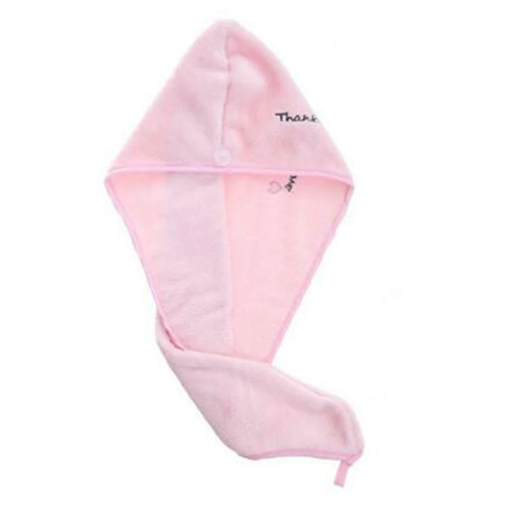 Горячее полотенце из микрофибры быстрая сушка волос обертывание шляпка шапка