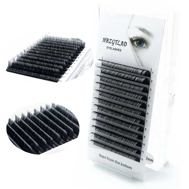 

HBZGTLAD новый бренд C/D curl 0,05 мм 8-15 мм накладные ресницы черные + белые ресницы индивидуальные цветные ресницы накладные ресницы
