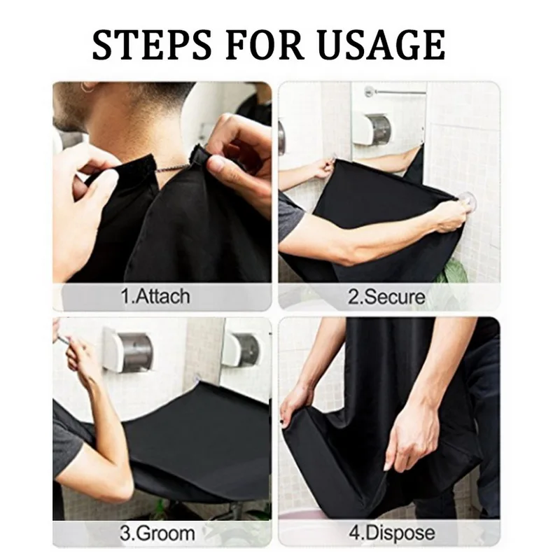 Для мужчин ванная комната борода бритья фартук полотенце держать крошечную