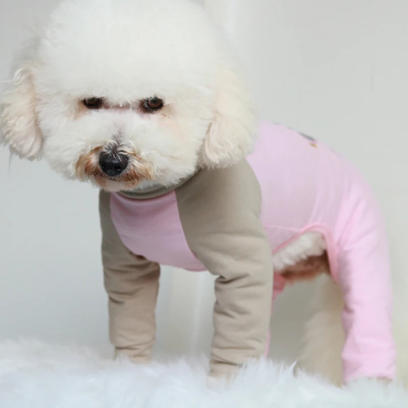 Женский эластичный хлопковый комбинезон одежда для щенка четырех футов домашняя