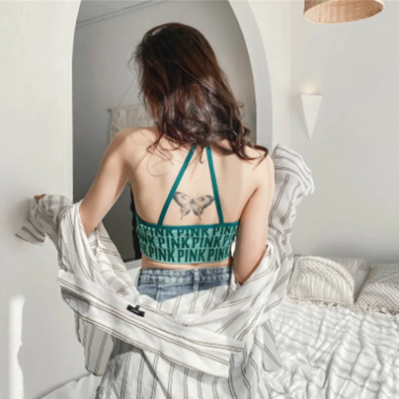 

New Versatile Letter Sexy Back Sports Bra