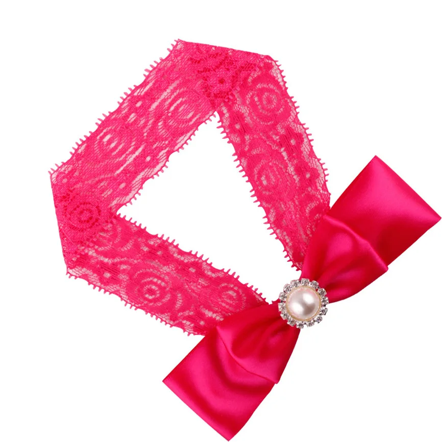 Повязка на голову для новорожденных девочек милая повязка с бантом маленьких