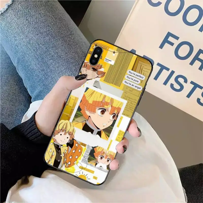 

demon slayer The Blade of Ghost Phone Case for iPhone 11 12 pro XS MAX 8 7 6 6S Plus X 5S SE 2020 XR mini