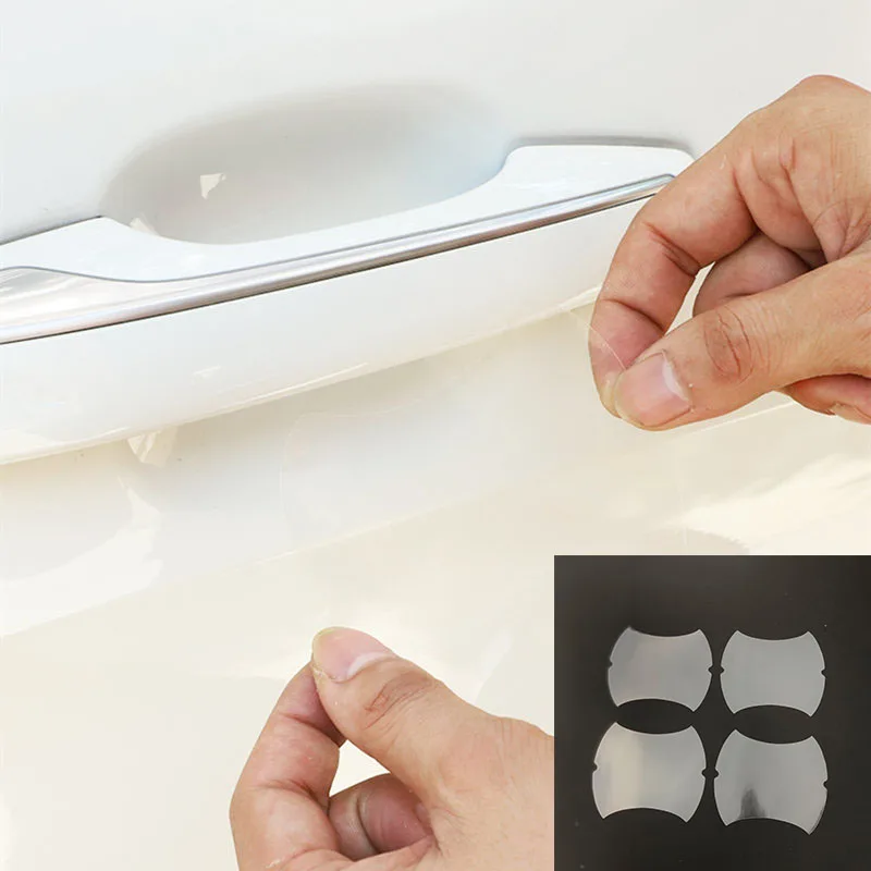 Защитная Наклейка на ручки автомобиля для Toyota 4 шт./лот Matrix Mirai FUN WAY AURIS JPN Taxi AVALON