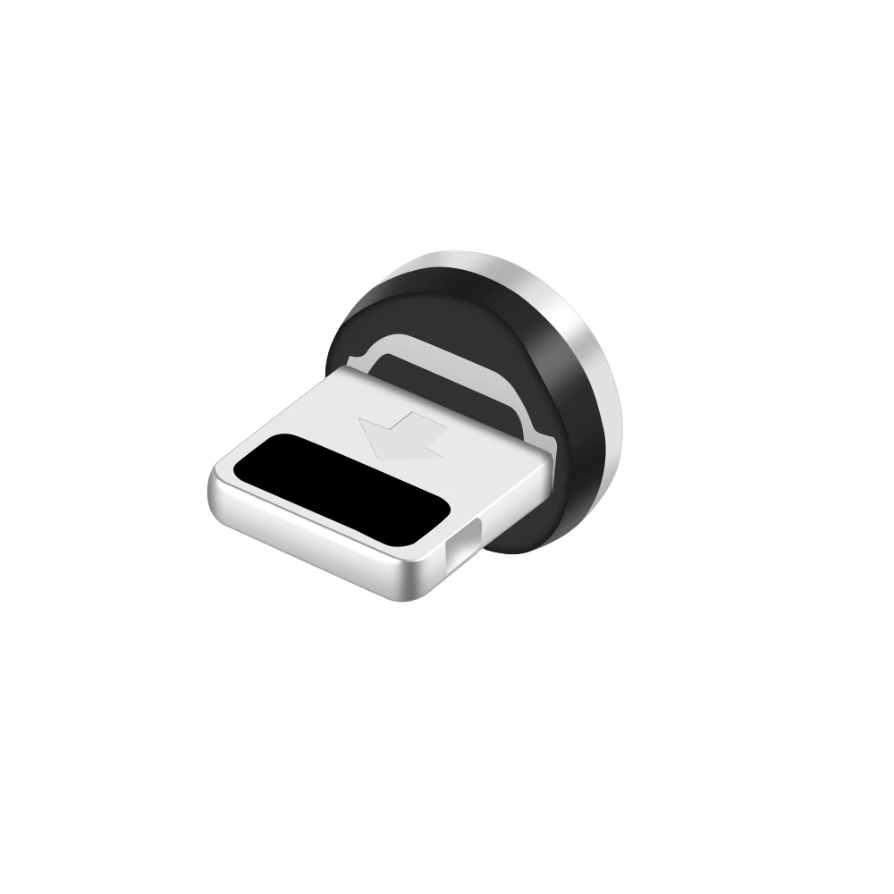 Магнитный светодиодный светящийся зарядный кабель USB type C Micro USB для iOS, зарядный кабель для iPhone X для samsung S9, зарядный провод - Цвет: IP