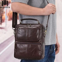first layer cowhide small handbag 2021 genuine leather vertical square crossbody bags multifunctional leisure shoulder bag