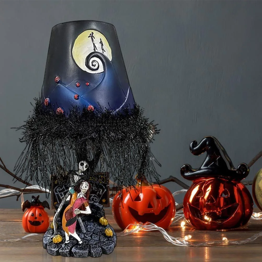 

Halloween Home Bedroom Monster Jack Glowing Table Lamp LED Lamp Halloween Table Lamp For Children's Bedroom Decor Party