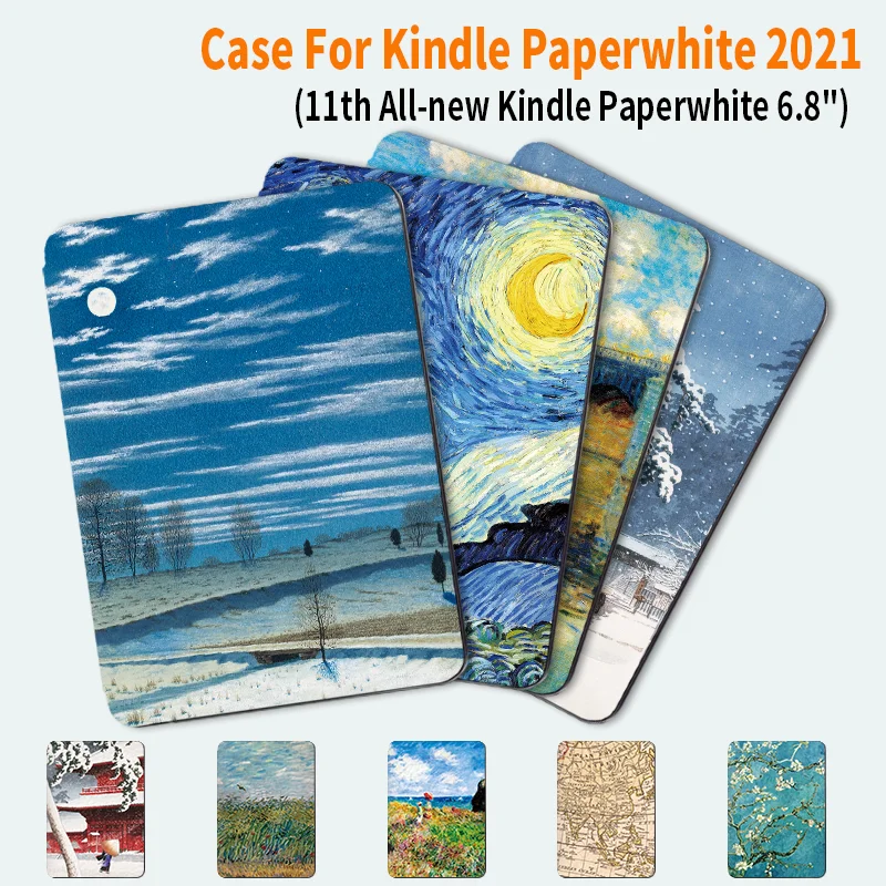 

Тонкий чехол для нового Kindle Paperwhite 11-го поколения 2021 г./оформление подписи-легкий чехол с автоматическим пробуждением/спящим режимом