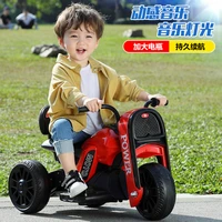 childrens electric motor boys and girls tricycle baby toy battery car chargeable with remote control stroller can sit people