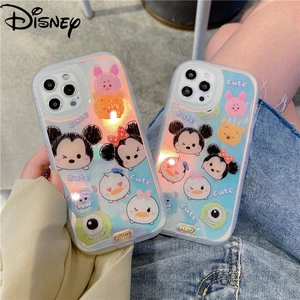 Disney Cute Laser Phone Case for iPhone13 13Pro 13Promax 12 12Pro Max 11 Pro X XS MAX XR 7 8 Plus Phone Case