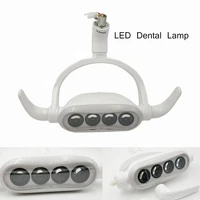 dental 4 led oral light induction shadowless operation lamp dentist chair unit 6300k 15w clinic teeth whitening care equipment