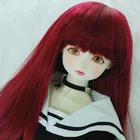 2021 Новое поступление 13 14 16 18 Bjd кукла парик высокого Температура провода длинный прямой парик для волос BJD