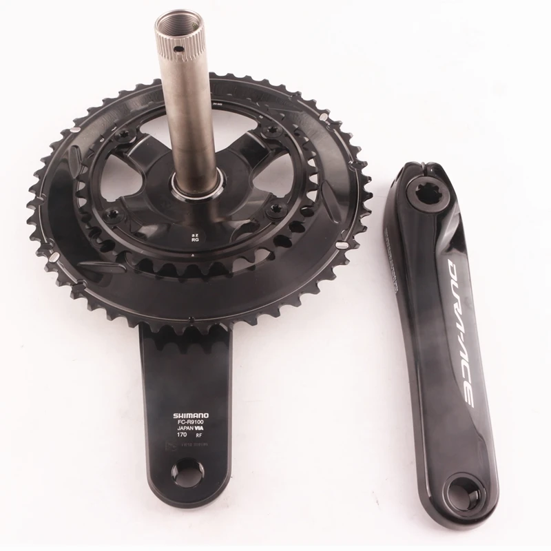 Запчасти для шоссейного велосипеда SHIMANO DURA-ACE FC R9100 Crank 2x11 speed HOLLOWTECH II R9100 50-34T 52-36T 53-39T 170 мм 172,5 мм 22s
