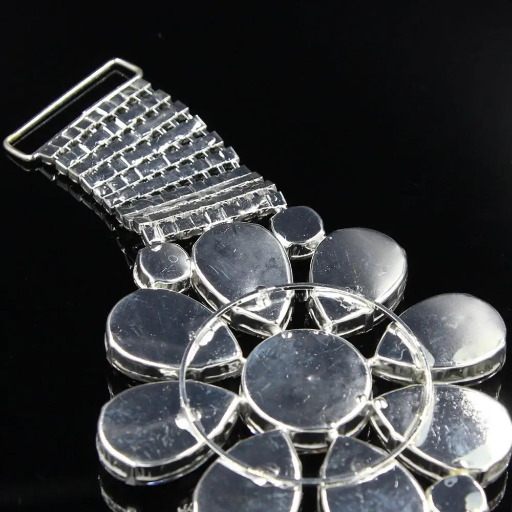 20 шт стразы аппликация серебро розовое золото Кристалл соединительный элемент