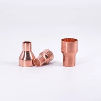 25 4mm 28 6mm to 10 12 7 16 19 22mm id 99 9 copper end feed solder reducer reducing plumbing fitting coupler for air condition