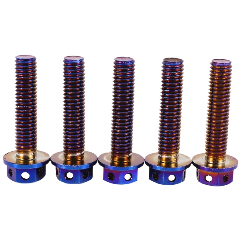 

5PCS Titanium M8 Wheel Lug Bolt Screw for Vespa Piaggio Vespa GTS 300 300/Ie GTS300