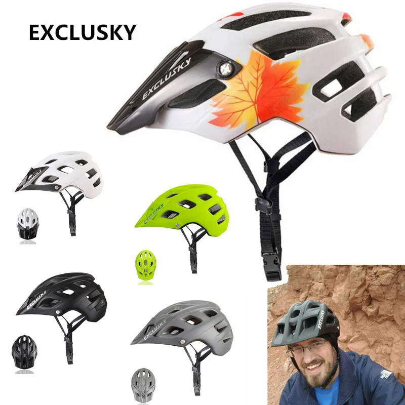 EXCLUSKY Mtb велосипеда шлем горный Размеры 56 ~ 61 см TRAIL XC дорожный Велоспорт велосипед