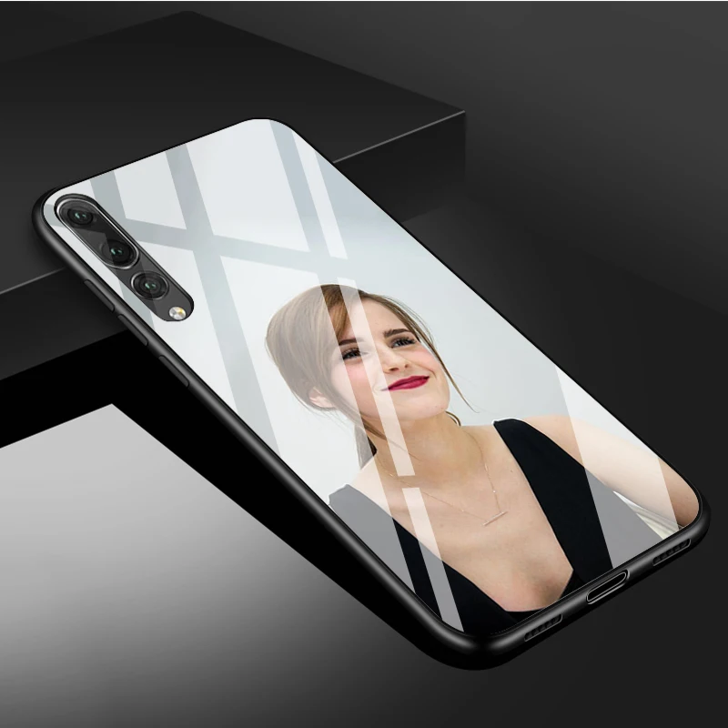 Эмма Ватсон чехол для телефона из закаленного стекла Huawei P20 P30 P40 Lite рro Psmart Mate 20 30