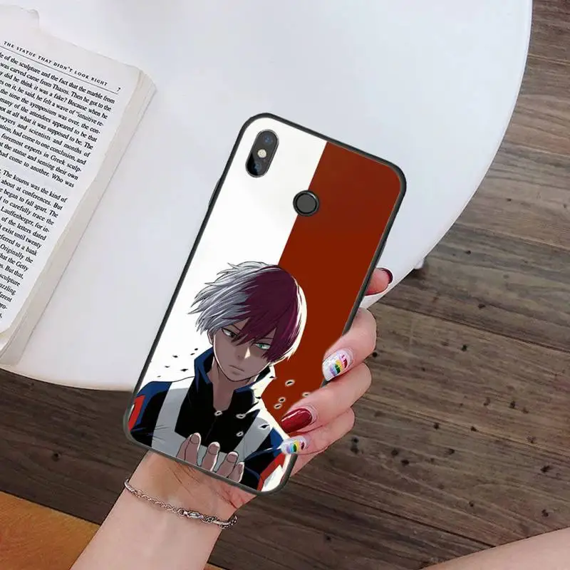 

My hero academia Todoroki Shouto Phone Case For Xiaomi Redmi note 7 8 9 t k30 max3 9 s 10 pro lite