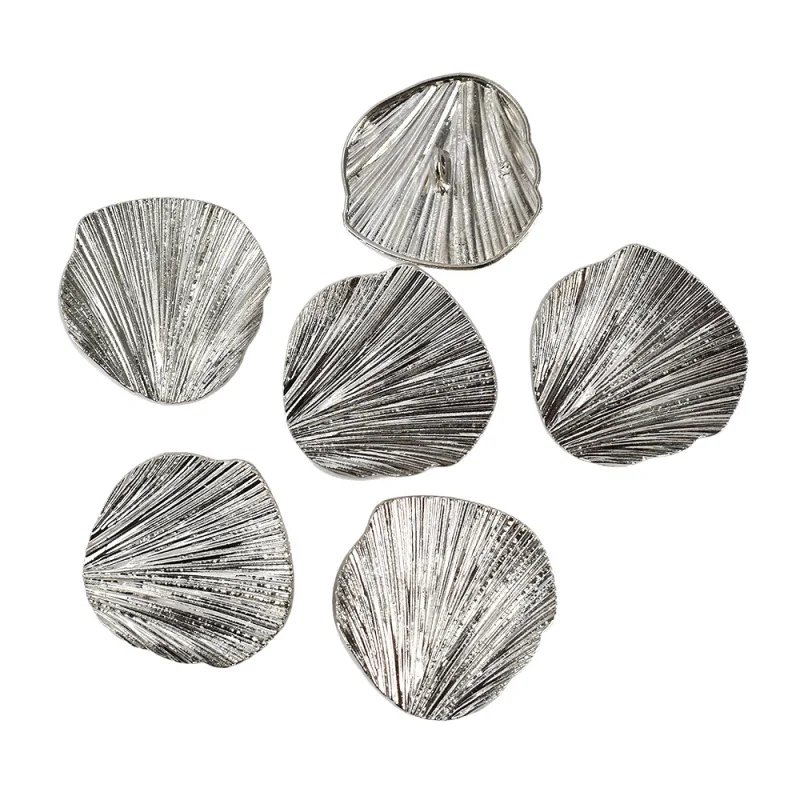 6 шт./лот 18 мм креативные металлические пуговицы для одежды рубашек пальто