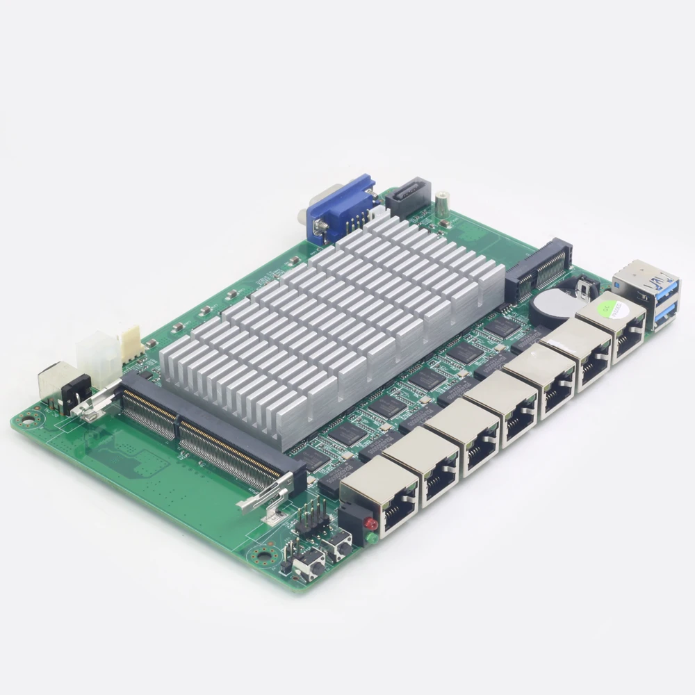 6* lan гигабит Ethernet Мини ПК Celeron 1037U 1,80 ГГц тонкий клиент маршрутизатор Pfsense Windows Linux промышленный Мини компьютер