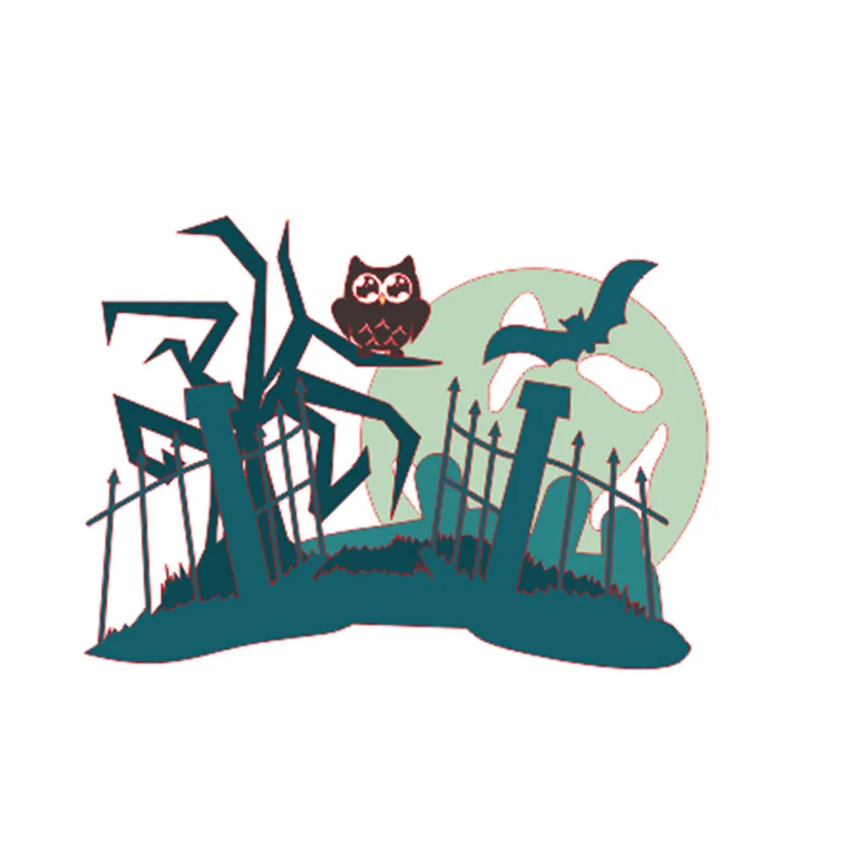 Eastshape Хэллоуин штампы металлические Вырубные для изготовления открыток