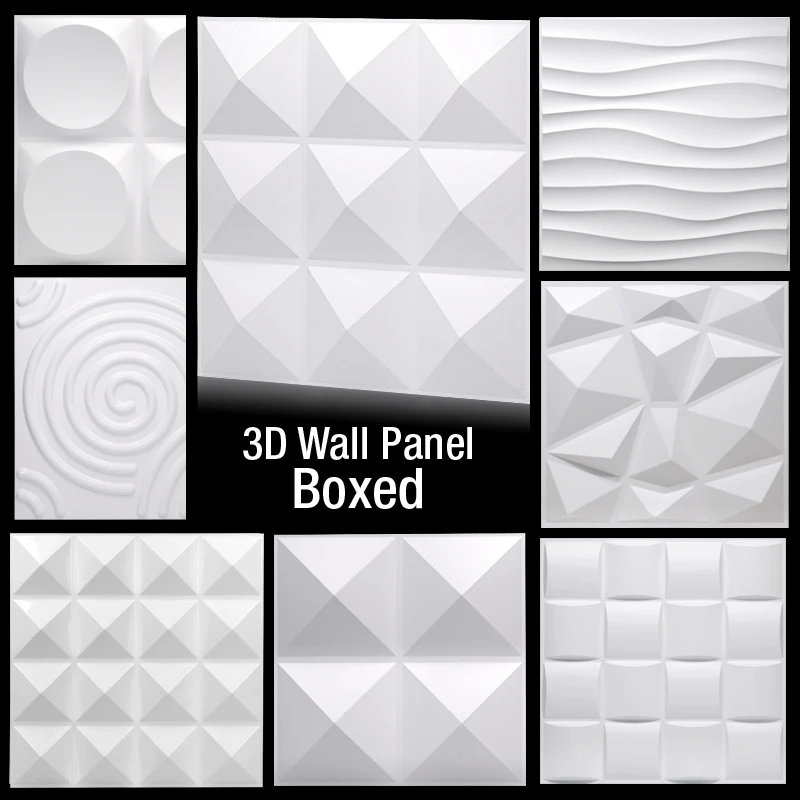 3D Трехмерная настенная наклейка 30x30 см Декоративные Настенные обои для гостиной