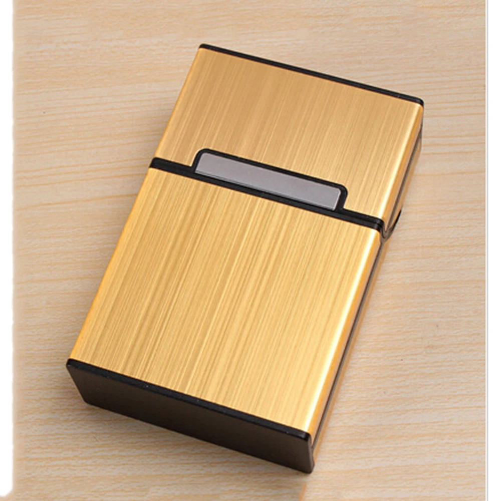 Коробка для сигарет из алюминиевого сплава 6 цветов Металлическая магнитная