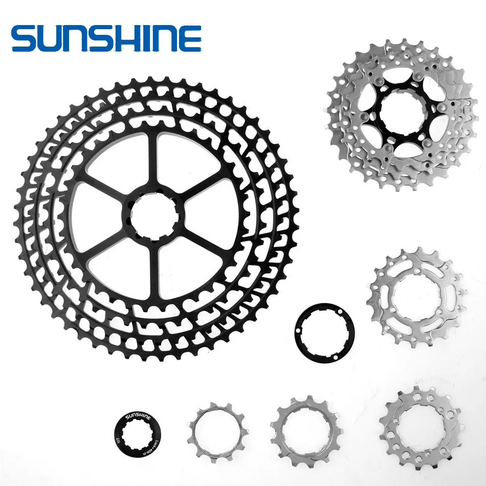 Солнечный велосипед кассета 11 12 скоростей MTB велосипед freewheel 11-50 T/11-52 T Сверхлегкий 360 г CNC Freewheel MTB части для HG