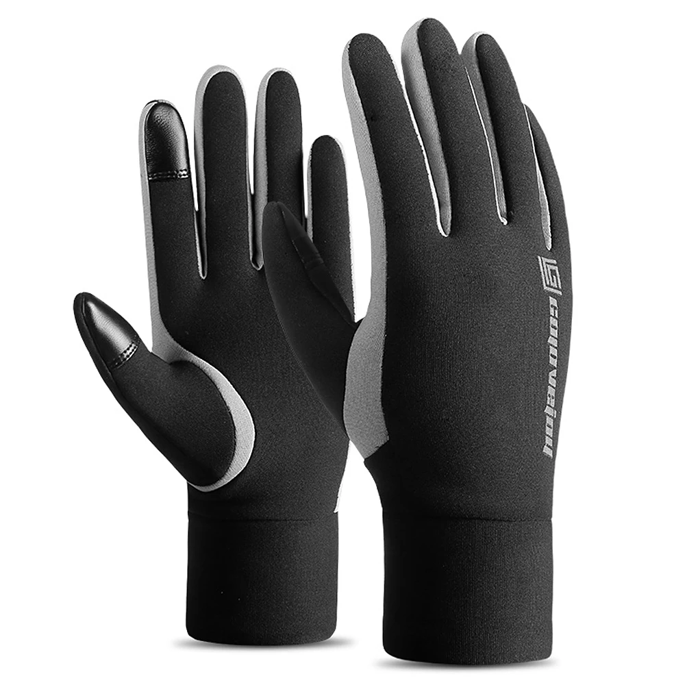 Skiing Waterproof Winter Warm Gloves Men Women Touchscreen Gloves Windproof Sports Gloves with Thin Polar Fleece Lining
