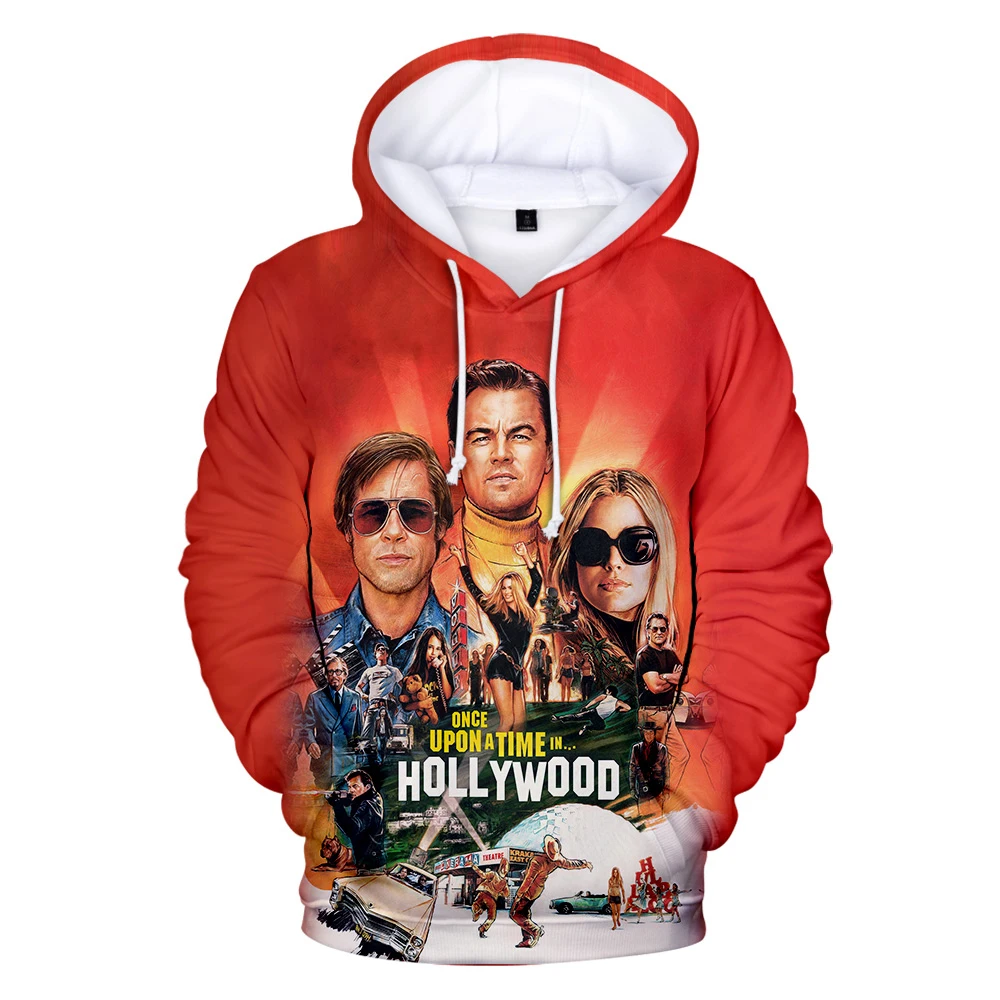 Толстовки с 3d принтом Once Upon a Time в Голливуде толстовки для мужчин/женщин костюм